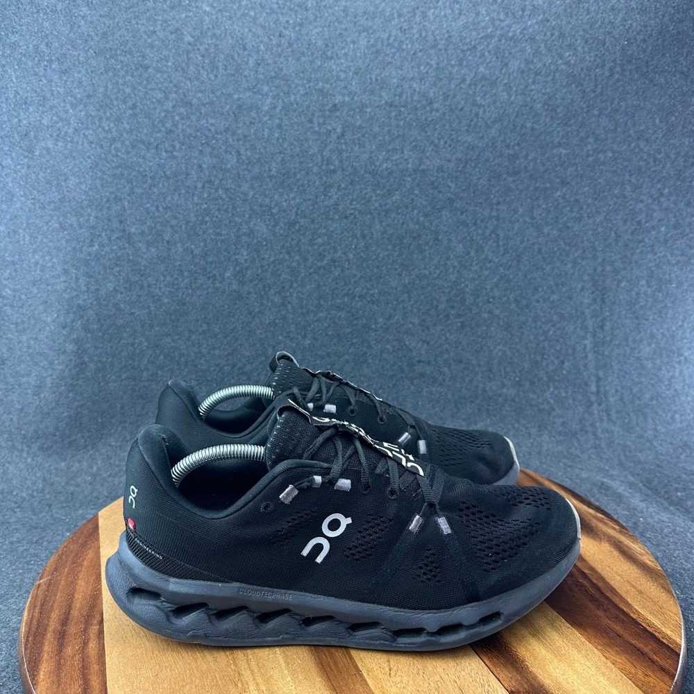 On Cloudsurfer Shoes Mens Size 11 Black Running Comfort Walking Gym Sneakers